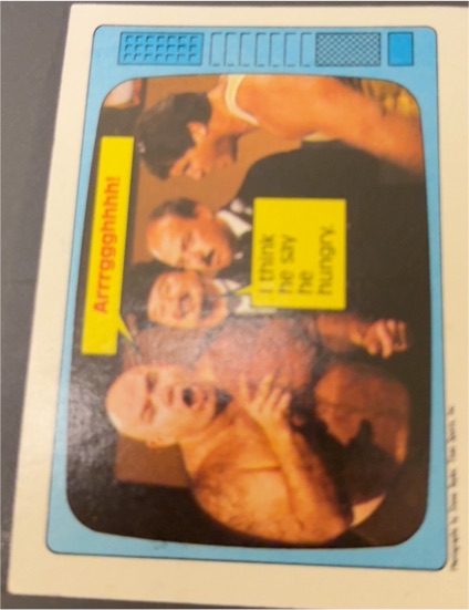 1985 Topps WWF #65 George 'The Animal' Steele — front
