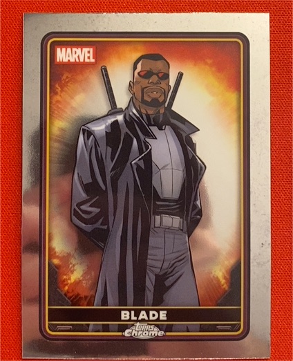 2025 Topps Chrome Marvel #18 Blade — front