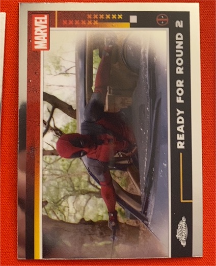 2025 Topps Chrome #75 Deadpool Ready For Round 2 — front