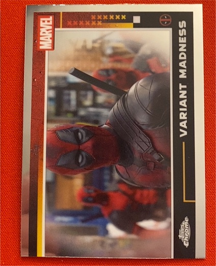 2025 Topps Chrome Deadpool #95 Variant Madness — front