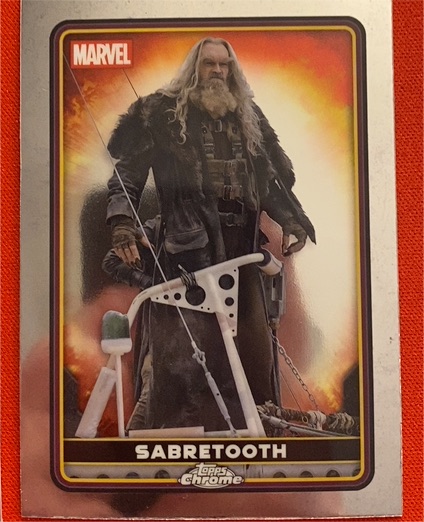 2025 Topps Chrome Deadpool #41 Sabretooth — front