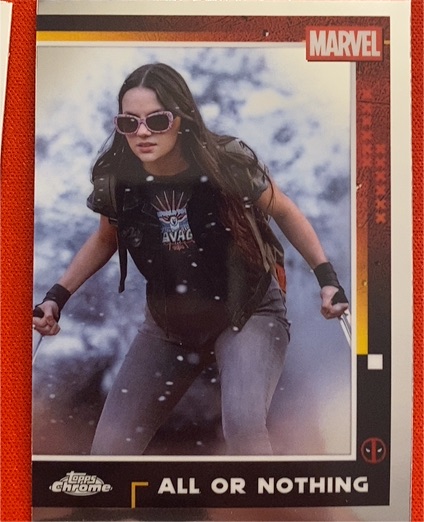 2025 Topps Chrome Deadpool #80 All or Nothing X-23 — front