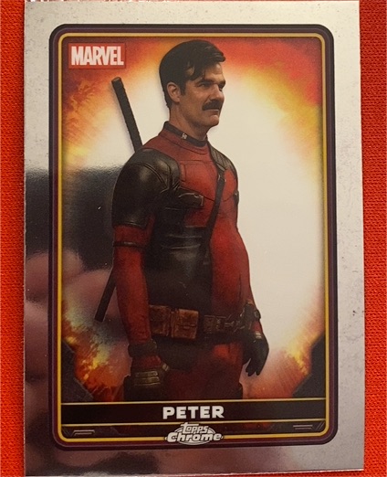 2025 Topps Chrome Deadpool #23 Peter — front