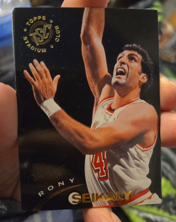 1994-95 Topps Stadium Club #55 Rony Seikaly — front
