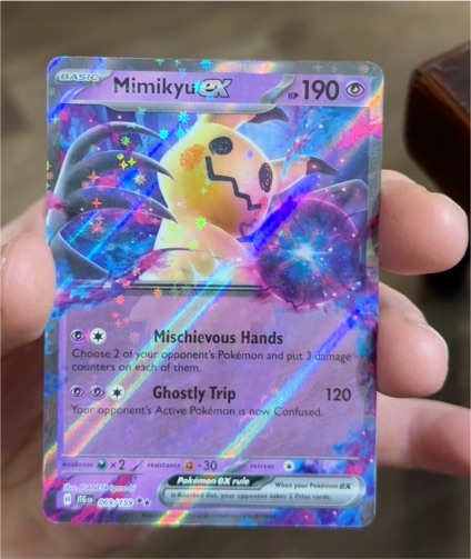2022 Pokémon SV09: Journey Together #069 Mimikyu EX — front