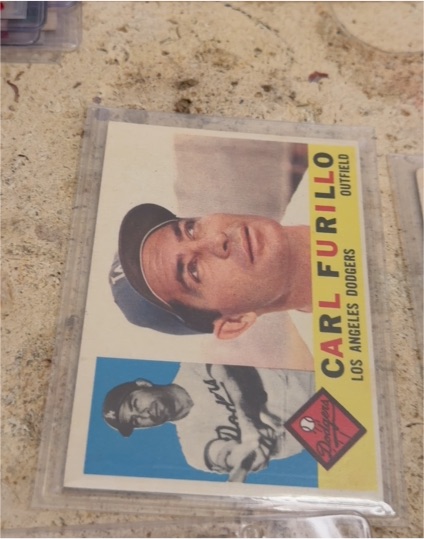 1960 Topps #408 Carl Furillo — front