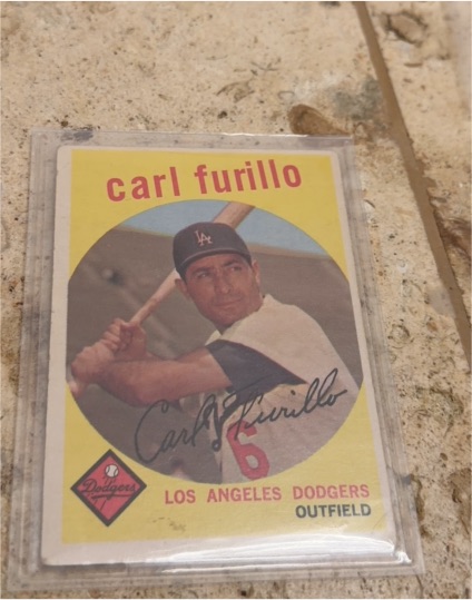 1959 Topps #206 Carl Furillo — front