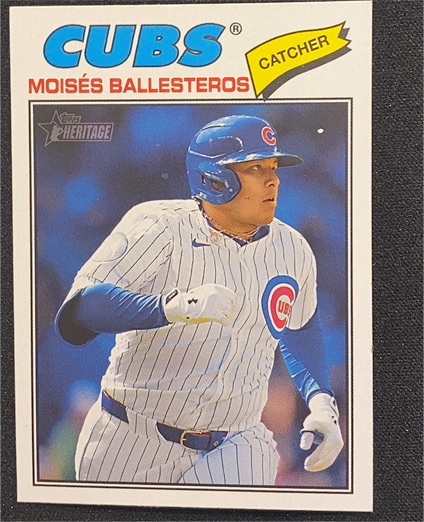 2026 Topps Heritage #247 Moisés Ballesteros — front