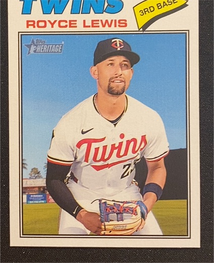 2026 Topps Heritage #85 Royce Lewis — front