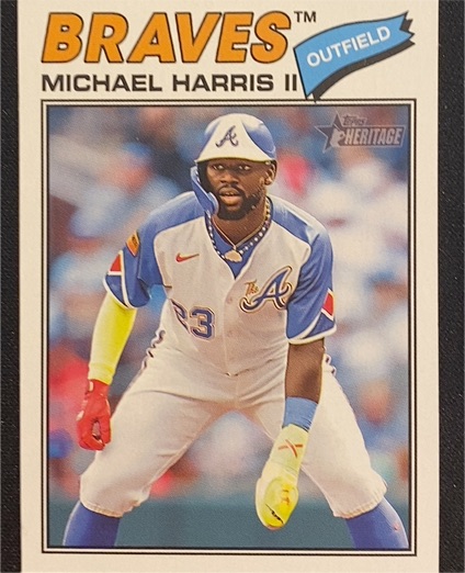 2026 Topps Heritage #342 Michael Harris II — front
