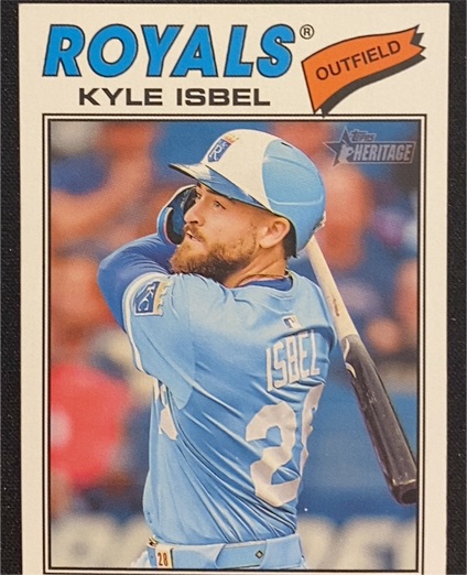 2026 Topps Heritage #365 Kyle Isbel — front