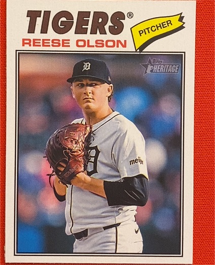2026 Topps Heritage #71 Reese Olson — front