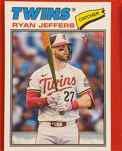 2026 Topps Heritage #226 Ryan Jeffers — front