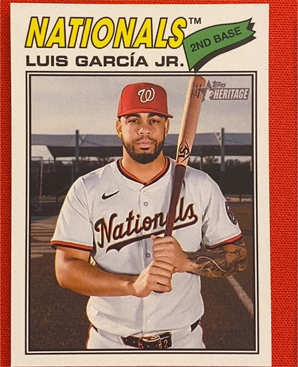 2026 Topps Heritage #43 Luis García Jr. — front