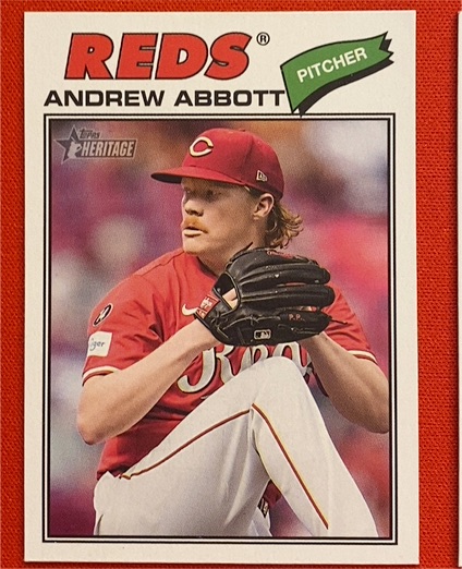 2026 Topps Heritage #31 Andrew Abbott Cincinnati Reds — front