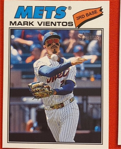 2026 Topps Heritage #77 Mark Vientos — front