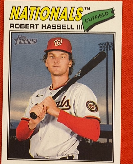 2026 Topps Heritage #50 Robert Hassell III — front