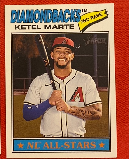 2026 Topps Heritage #220 Ketel Marte — front