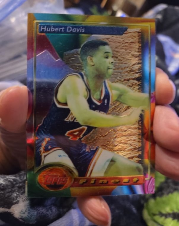 1993-94 Topps Finest #211 Hubert Davis — front