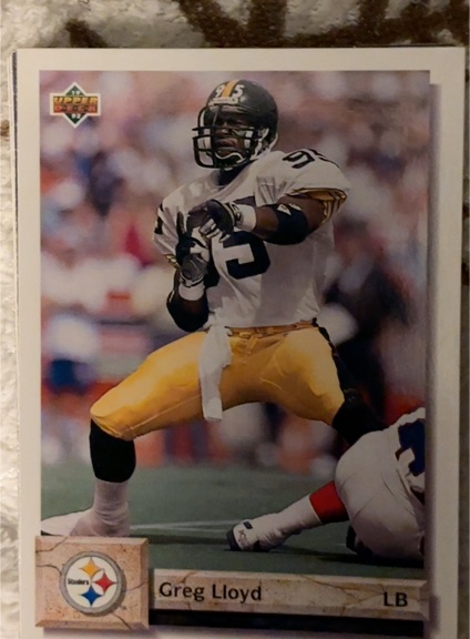 1992 Upper Deck #69 Greg Lloyd — front