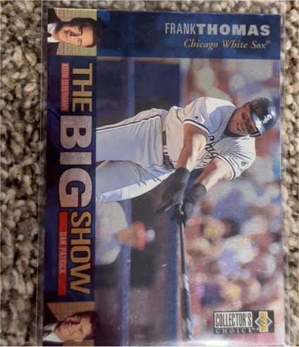 1997 Upper Deck Collector's Choice The Big Show #16 Frank Thomas — front