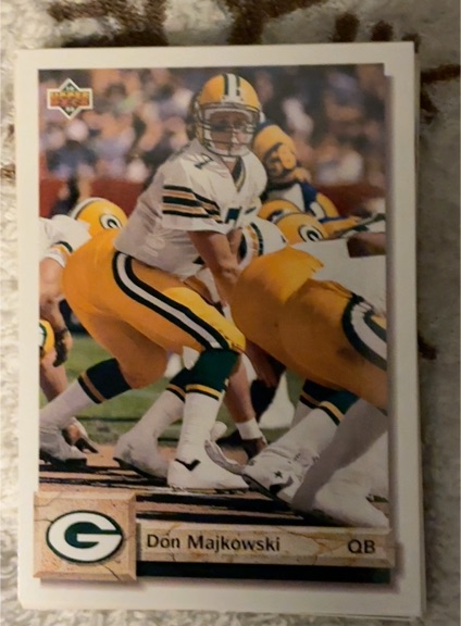 1992 Upper Deck #220 Don Majkowski — front