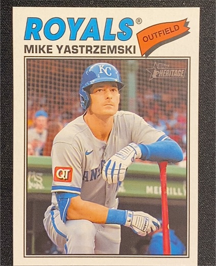 2026 Topps Heritage #63 Mike Yastrzemski — front