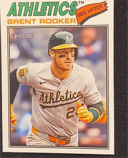 2026 Topps Heritage #103 Brent Rooker — front
