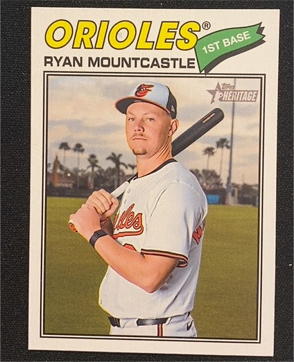 2026 Topps Heritage #131 Ryan Mountcastle — front