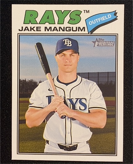 2026 Topps Heritage #227 Jake Mangum — front