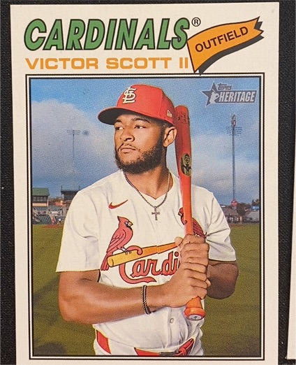 2026 Topps Heritage #318 Victor Scott II — front
