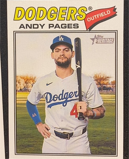 2026 Topps Heritage #235 Andy Pages — front