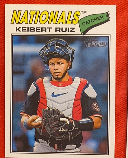 2026 Topps Heritage #201 Keibert Ruiz — front