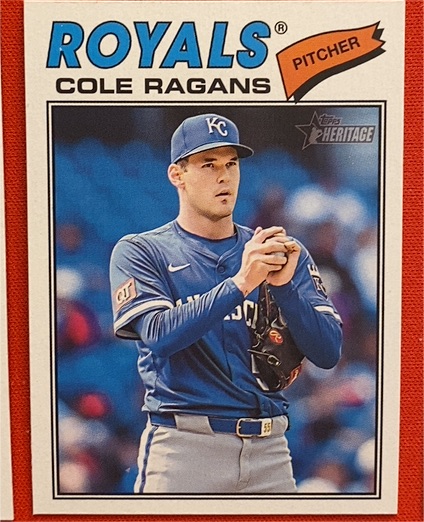 2026 Topps Heritage #113 Cole Ragans — front