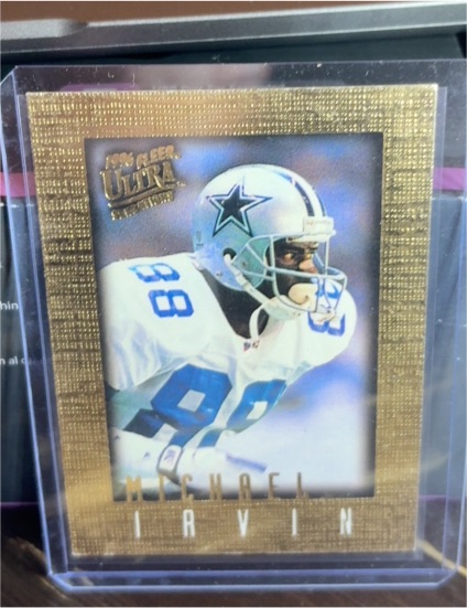 1996 Fleer Ultra Sensations #26 Michael Irvin — front