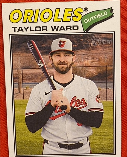 2026 Topps Heritage #258 Taylor Ward — front