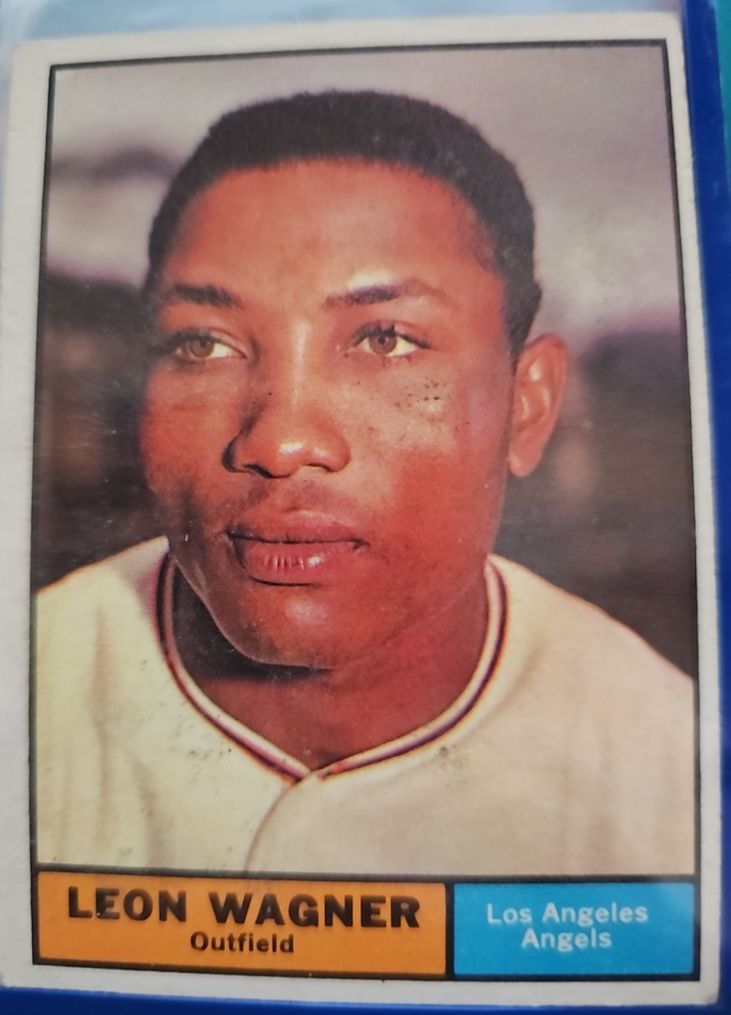 1961 Topps #547 Leon Wagner — front