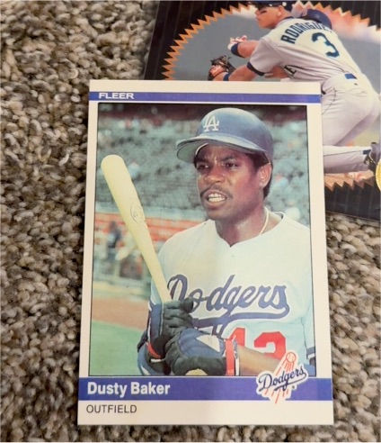 1984 Fleer #96 Dusty Baker — front