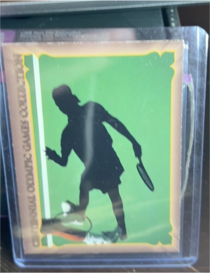1996 Collect-A-Card Centennial Olympic Games #13 Tennis Impression — front