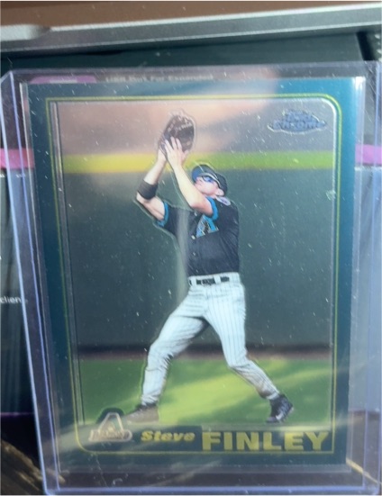 2001 Topps Chrome #346 Steve Finley — front