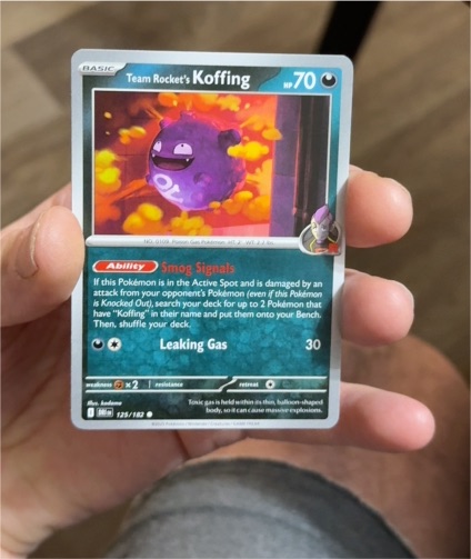 2023 Pokémon Sv10: Destined Rivals #125 Team Rocket's Koffing — front