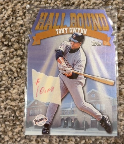 1998 Topps Hall Bound #HB2 Tony Gwynn — front