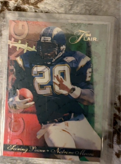1994 Fleer Ultra Flair Scoring Power #2 Natrone Means — front