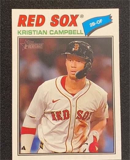 2026 Topps Heritage #367 Kristian Campbell — front