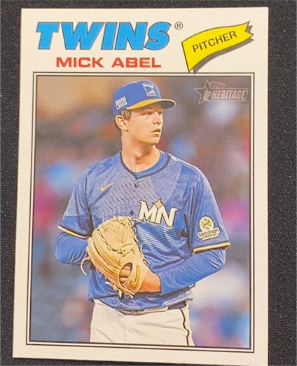 2026 Topps Heritage #292 Mick Abel — front
