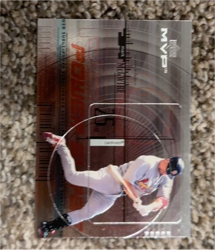 1999 Upper Deck MVP Power Surge #P1 Mark McGwire — front