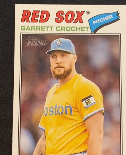2026 Topps Heritage #23 Garrett Crochet — front