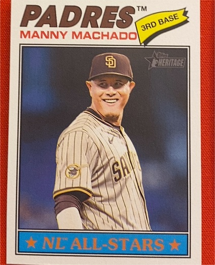 2026 Topps Heritage #143 Manny Machado — front