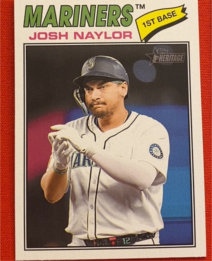 2026 Topps Heritage #129 Josh Naylor — front