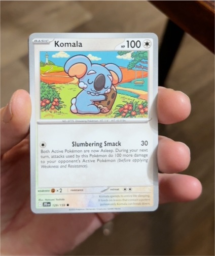 2023 Pokémon SV09 #129 Komala — front